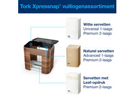 Servetdispenser Tork N4 Xpressnap Signature line walnoot 273002