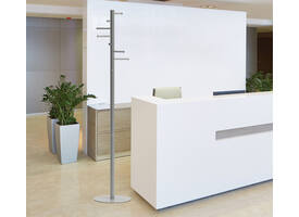 Kapstok MAUL Caurus staand 177cm 7 haken chroom