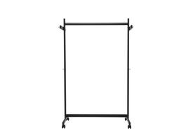 Garderoberek MAUL Samba mobiel 115X172X51cm 40kg, 10 haken zwart RAL9004