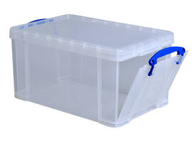 Opbergbox Really Useful 14 liter 395x255x210mm transparant wit