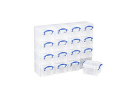 Opbergbox Really Useful 16x 0.14 liter 280x224x65mm transparant wit
