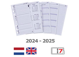 Organizer Kalpa Personal inclusief agenda 2026-2027 7dagen/2pagina's croco zwart