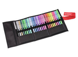 Viltstift STABILO Pen 68/25 Arty roletui medium assorti set à 25 stuks