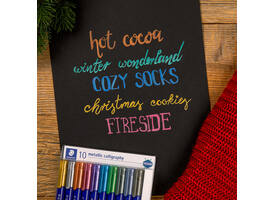 Kalligrafiepen Staedtler metallic etui à 10 kleuren