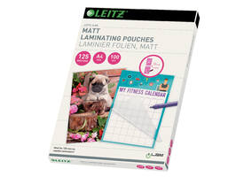 Lamineerhoes Leitz iLAM A4 2x125micron EVA Mat 100stuks