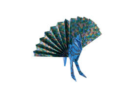 Vouwblaadjes Folia 80gr 15x15cm 50 vel 2-zijdig 10 wildlife designs