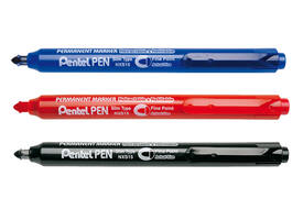 Viltstift Pentel NXS15 1mm zwart
