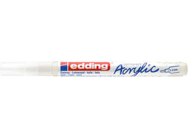 Acrylmarker edding e-5300 fijn verkeerswit