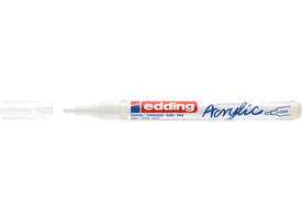 Acrylmarker edding e-5300 fijn verkeerswit