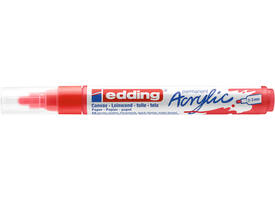 Acrylmarker edding e-5100 medium verkeersrood