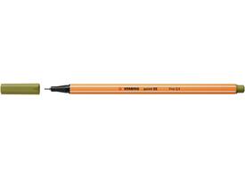 Fineliner STABILO point 88/37 fijn moddergroen