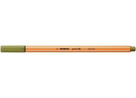 Fineliner STABILO point 88/37 fijn moddergroen