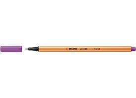 Fineliner STABILO point 88/60 fijn vergrijsd violet
