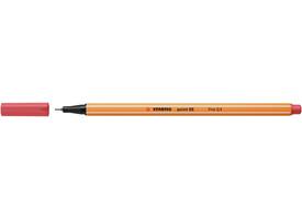 Fineliner STABILO point 88/47 fijn roestig rood