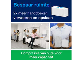 Handdoekdispenser Tork H5 Elevation PeakServe klein wit 552550
