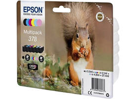 Inktcartridge Epson 378 T3798 6 kleuren