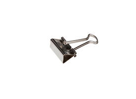 Papierklem MAUL 215 foldback 19mm capaciteit 7mm zilver 12 stuks
