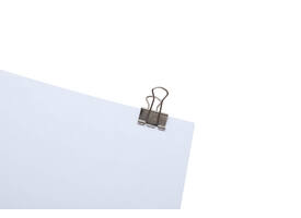 Papierklem MAUL 215 foldback 19mm capaciteit 7mm zilver 12 stuks