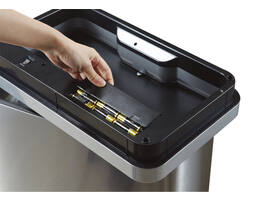 Afvalbak EKO Mirage met sensor 20+20liter RVS mat