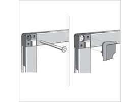 Whiteboard Nobo Essence 45x60cm staal