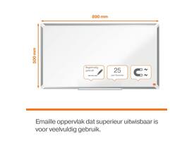 Whiteboard Nobo Premium Plus 50x89cm emaille