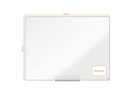 Whiteboard Nobo Impression Pro 90x120cm staal