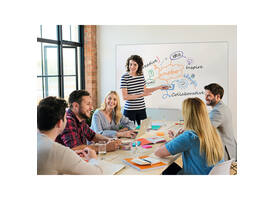 Whiteboard Nobo Impression Pro 90x120cm staal