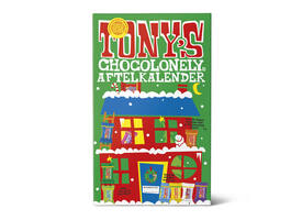 Chocolade Tony's Chocolonely Kerst big Tiny calendar 225gr assorti