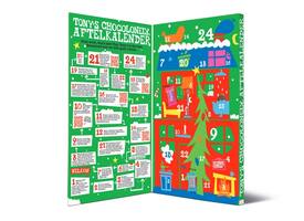 Chocolade Tony's Chocolonely Kerst big Tiny calendar 225gr assorti