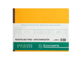 Effectenregister Exacompta BV SLR 240x320 80vel assorti