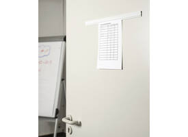 Wandlijst MAUL Express papierrail 50cm zelfklevend wit