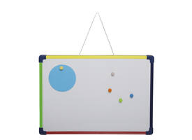 Whiteboard MAUL 24x35cm 2-zijdig beschrijf- wisbaar magnetisch staal