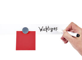 Wandlijst MAUL Standard zelfklevend 50cm incl 2 magneten wit