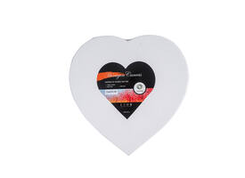 Canvas Conda hart 25 cm gebleekt katoen