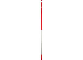 Steel Vikan ergonomic 150cm 31mm rood aluminium
