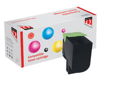 Tonercartridge Quantore alternatief tbv Lexmark 80C2XK0 zwart