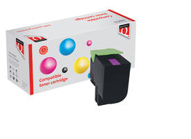 Tonercartridge Quantore alternatief tbv Lexmark 80C2HM0 rood