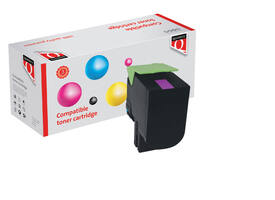 Tonercartridge Quantore alternatief tbv Lexmark 80C2SM0 rood