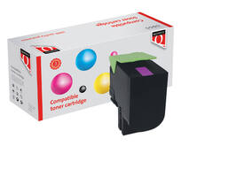 Tonercartridge Quantore alternatief tbv Lexmark 80C2XM0 rood