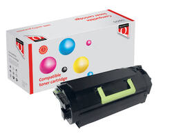 Tonercartridge Quantore alternatief tbv Lexmark 53B2H00 zwart