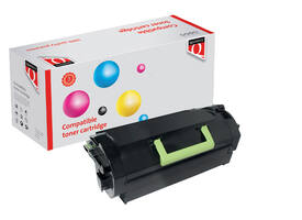 Tonercartridge Quantore alternatief tbv Lexmark 62D2000 zwart