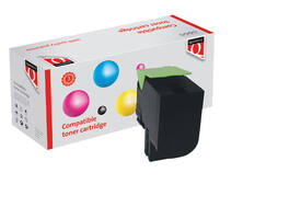 Tonercartridge Quantore alternatief tbv Lexmark 80C2SK0 zwart