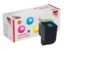 Tonercartridge Quantore alternatief tbv Lexmark 80C2HC0 blauw