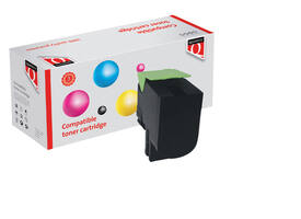 Tonercartridge Quantore alternatief tbv Lexmark 70C0X10 zwart