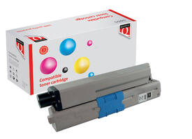 Toner Quantore alternatief tbv Oki 46490608 zwart