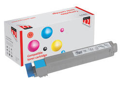 Tonercartridge Quantore Oki 44643003 cyan