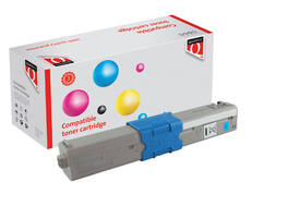 Toner Quantore alternatief tbv Oki 46508711 blauw