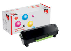 Tonercartridge Quantore alternatief tbv Lexmark 60F2X00 zwart