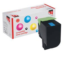 Tonercartridge Quantore alternatief tbv Lexmark 24B6008 blauw