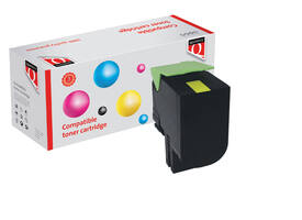 Tonercartridge Quantore alternatief tbv Lexmark 24B6010 geel